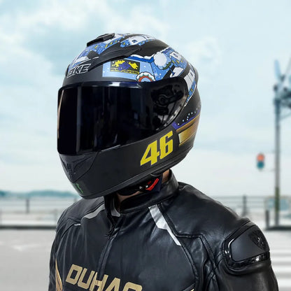 ABS motorcycle helmet for electric car and motorbike commuting in grey and yellow colour options