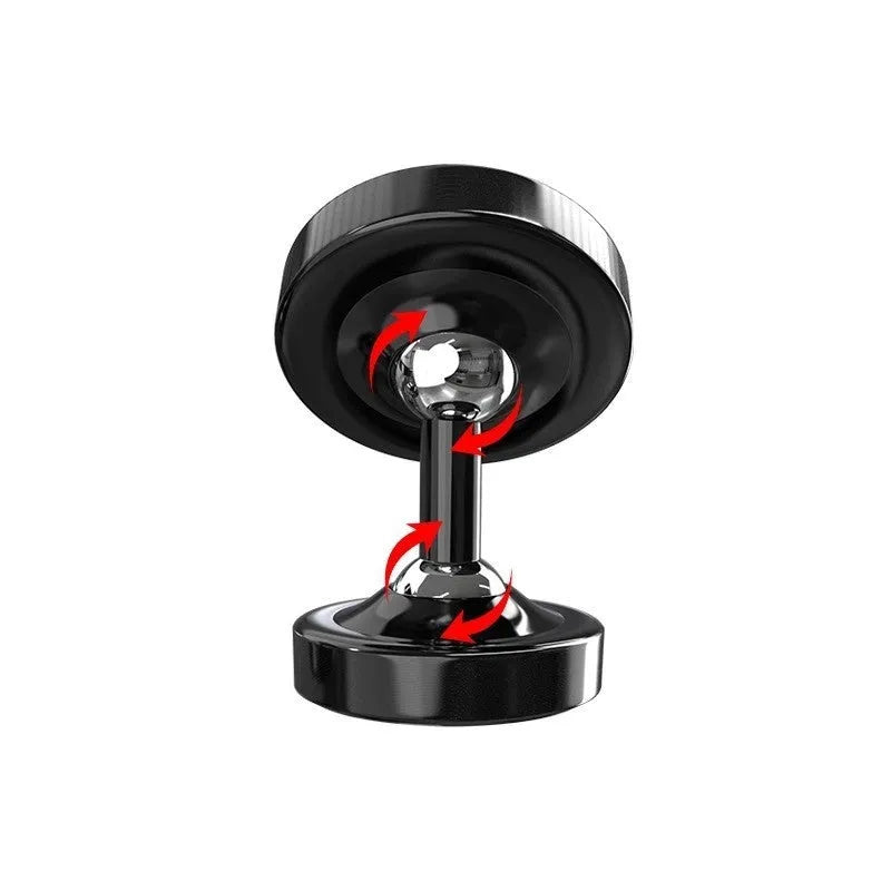 Zinc alloy dot magnetic car phone holder mounted on a car air vent.