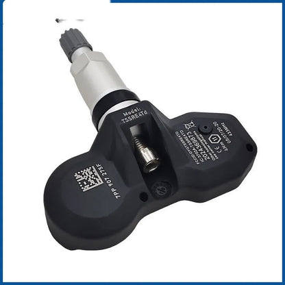 Black Audi car tyre pressure monitor with sensors and display unit
