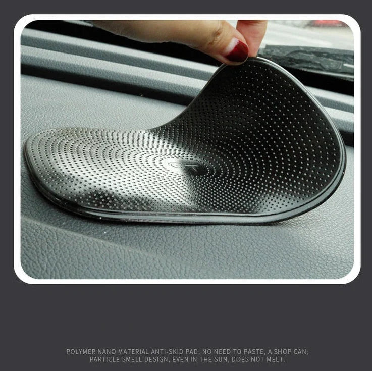 High Temperature Mobile Phone Nano Skid Pad on dashboard securing phone