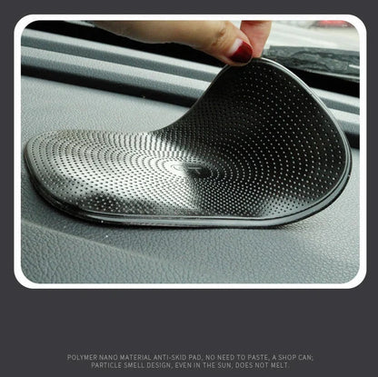 High Temperature Mobile Phone Nano Skid Pad on dashboard securing phone