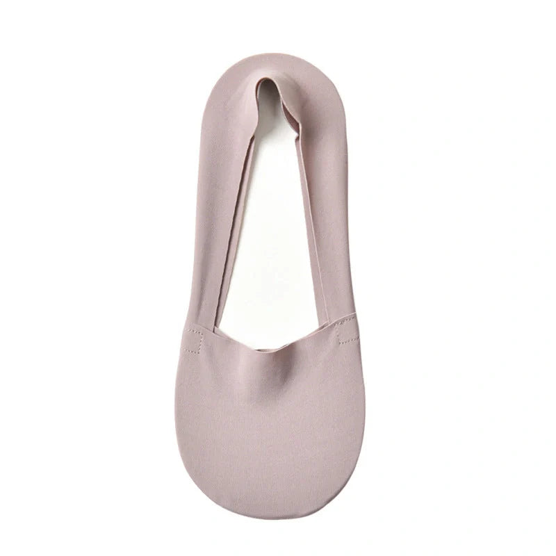 Stylish women's non-slip silicone socks in various colours for fashion and safety