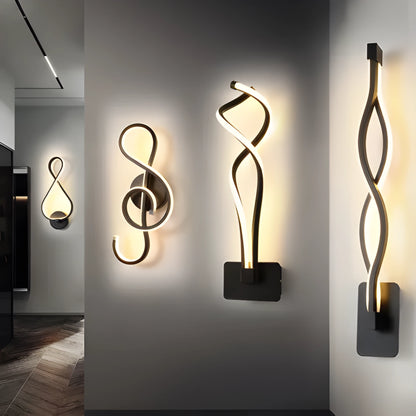 Minimalist Nordic style LED wall mounted bedside lamp with a silicone shade and touch button.