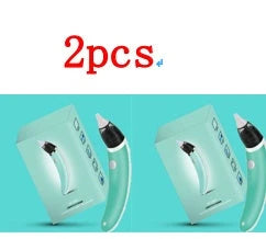 An electric nasal aspirator with adjustable suction levels, soft silicone tip, and BPA-free materials for effectively and comfortably clearing baby's congestion