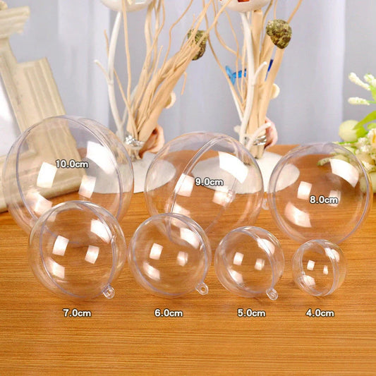 Eco-friendly PS plastic decorative hanging balls for crafts, decorations, and gifts