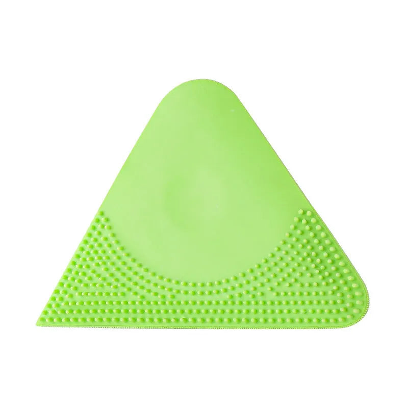 PTE pet hair scraper comb brush in avocado green colour for grooming cats dogs and removing fur from fabrics