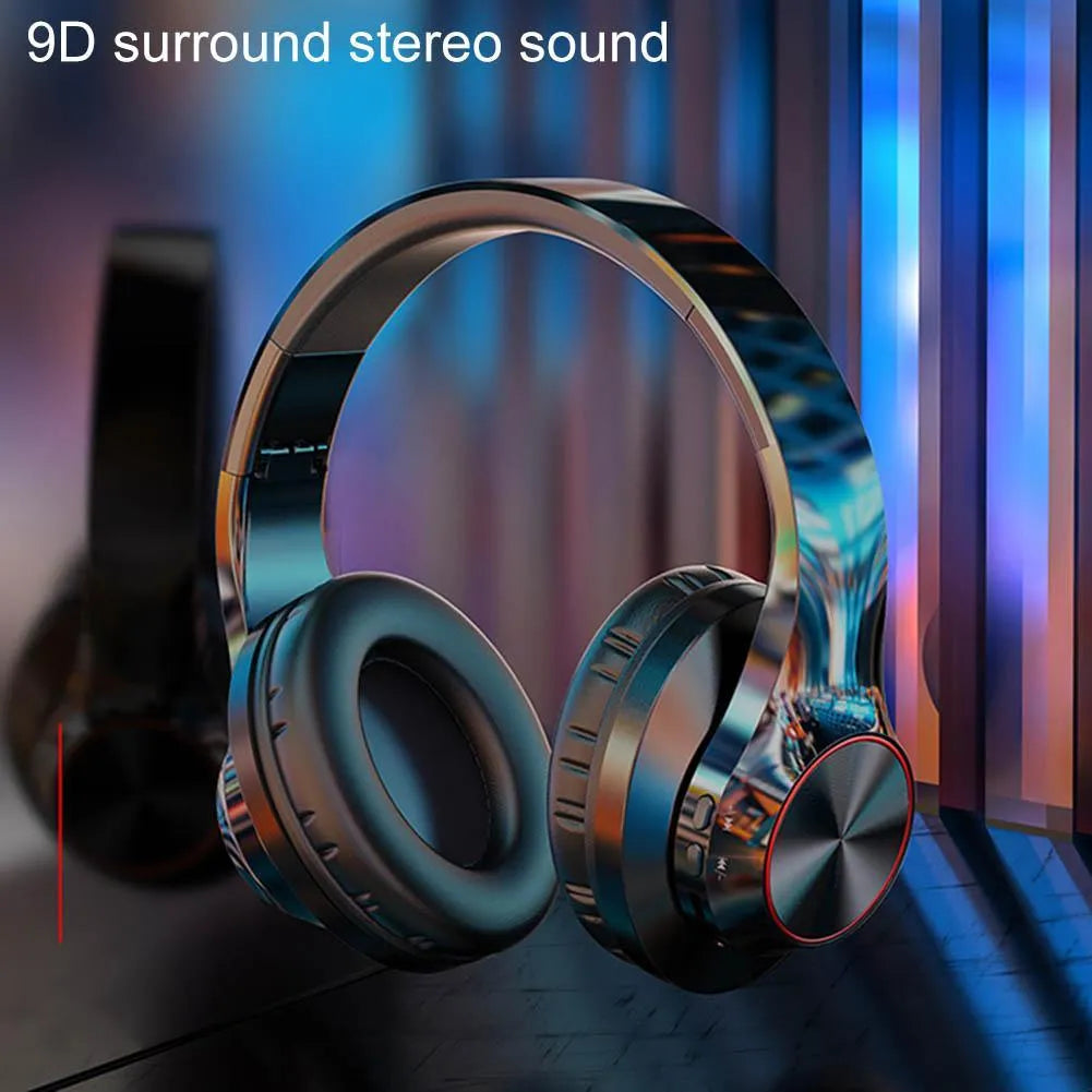 A11 wireless Bluetooth headset in blue or white, showing head-mounted design.