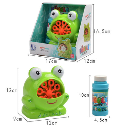Creative Frog Automatic Bubble Machine Gun for kids outdoor play