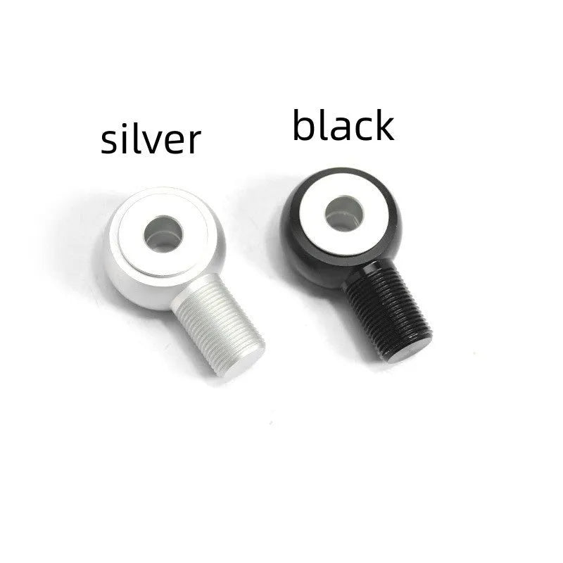 Aluminium alloy motorcycle shock absorber round head conversion kit with height adjustment options