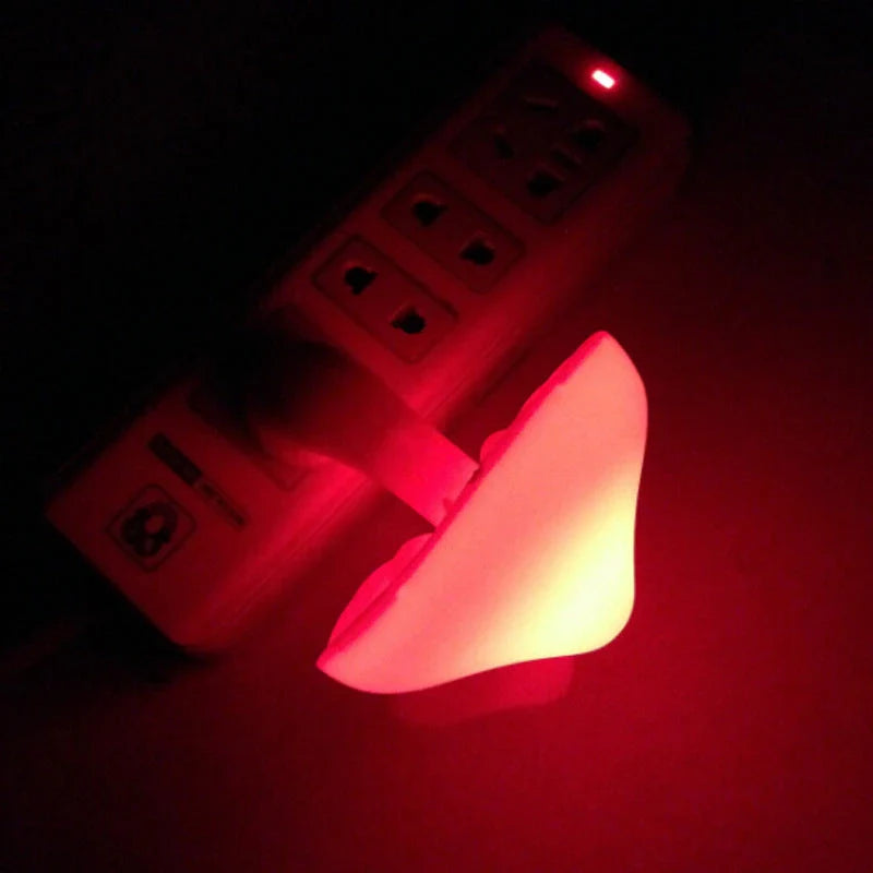 Dimmable mushroom-shaped LED night light with sensor - provides warm white glow for bedroom, nursery, and home decor