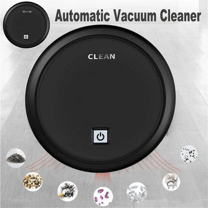 Compact 3-in-1 robot vacuum cleaner with smart navigation and 1800Pa suction