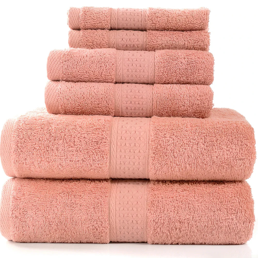 Pure cotton towel set showing bath towel, towel, and square towel in bamboo green colour