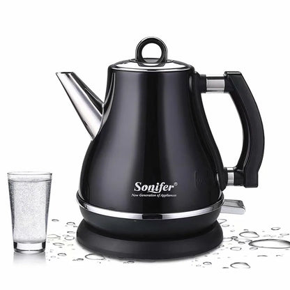 Son-mother Pot Set electric teapot with retro ceramic design and stainless steel construction