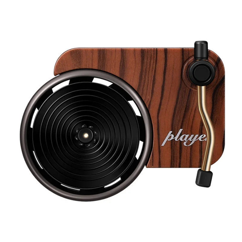 Classic Aroma-Diffusing Record Player Decoration - A unique and elegant home decor piece that diffuses soothing fragrances throughout your living space.