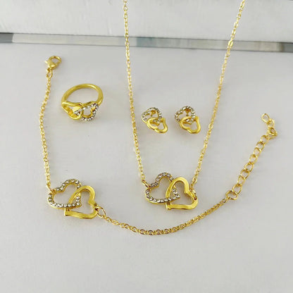 5PCS Fashion Butterfly Pendants Jewelry Set for Women in various colours