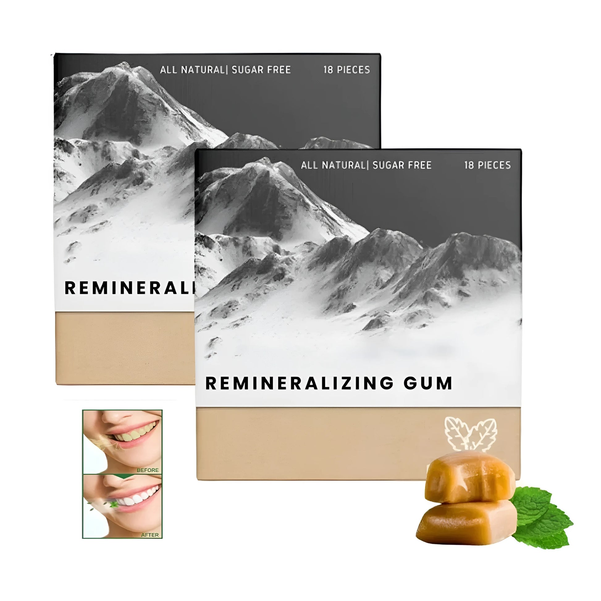 Box of Frankincense Mint supplement capsules containing 18 softgels with boswellia and peppermint formulation