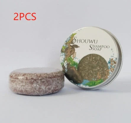 Natural Polygonum Ginseng Shampoo Soap for healthy, nourished hair