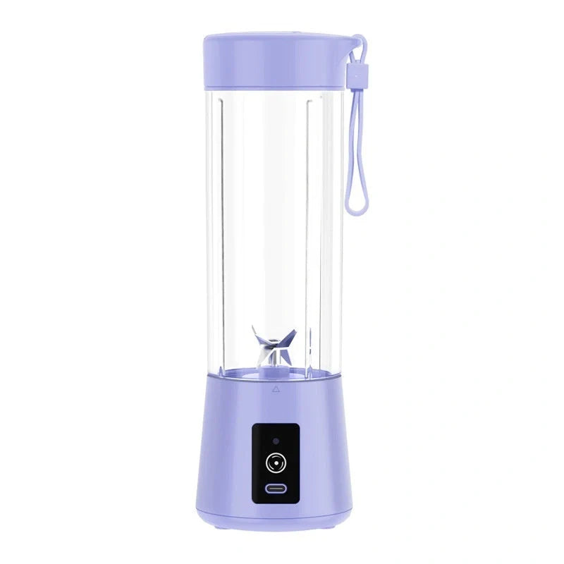 Portable electric juicer with stainless steel blade in various colors