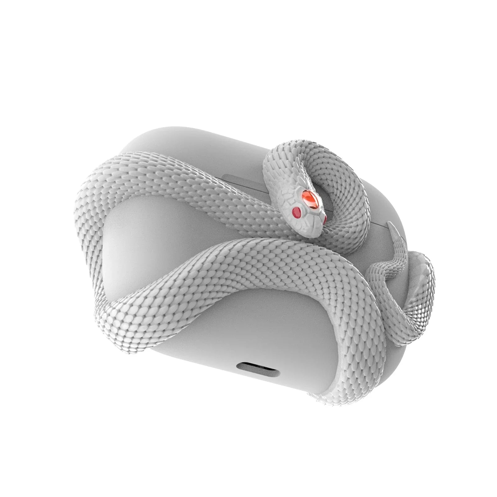 Stylish Halloween AirPods Pro Case with Spooky Snake Design - Protects your AirPods Pro in a unique, eye-catching silicone case