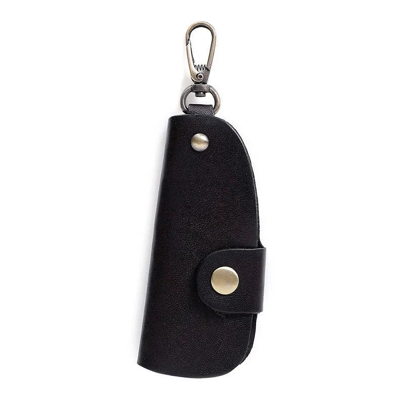 Genuine leather handmade key storage bag for car keys in four colour options