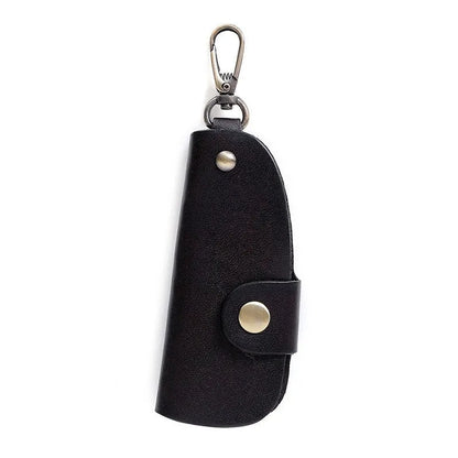 Genuine leather handmade key storage bag for car keys in four colour options