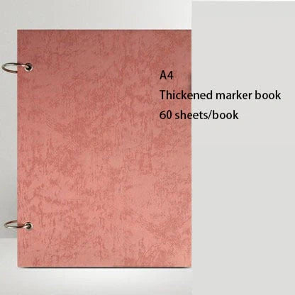 Premium sketchbook with high-quality marker paper in various colours and sizes