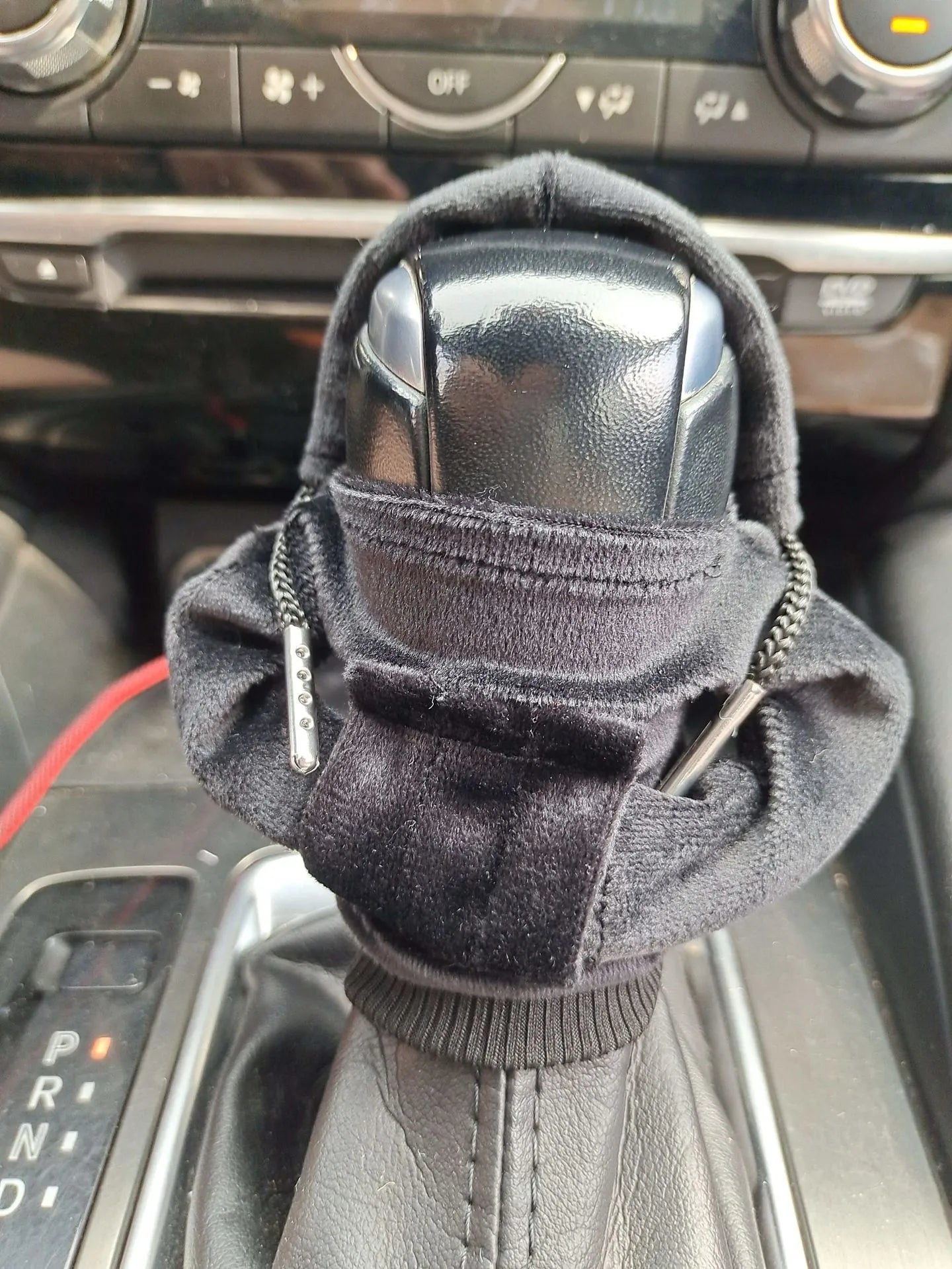 12cm pure cotton gear lever sweater decoration in six colours on a car gearstick