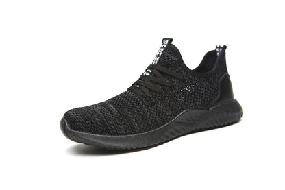 Steel toe cap safety shoes with EVA midsole in black, grey, or dark green, suitable for work and climbing