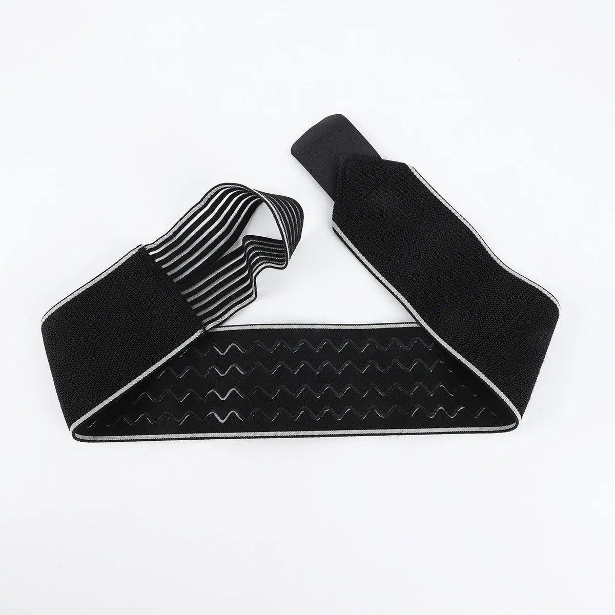 Elastic ankle support bandage for sports winding application in black, blue, or orange free size