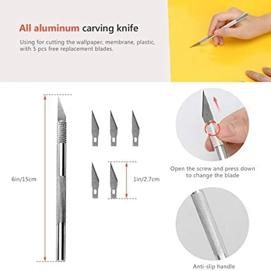 10 piece plastic car film smoothing tool set for automotive window tint and vinyl application