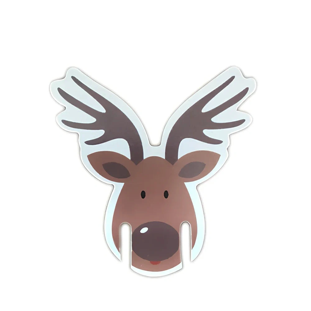 10 red Christmas Santa hats for wine glasses measuring 6x3.6cm each