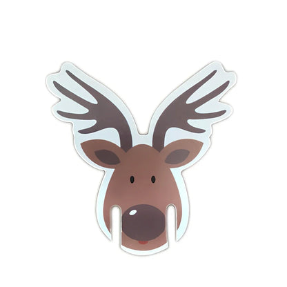 10 red Christmas Santa hats for wine glasses measuring 6x3.6cm each