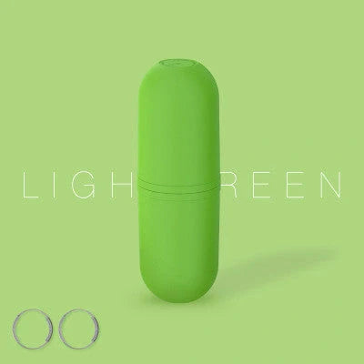 Capsule-shaped multi-function travel bottle in various colours with leak-proof design