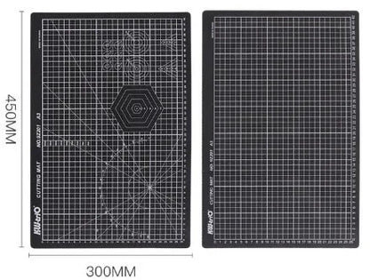 A3 self-healing cutting mat with green centimetre grid lines for precision cutting and drafting