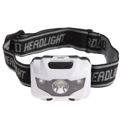 Cat Eye 2 Generation waterproof headlamp with white and red LEDs in black, orange, purple, or white colours