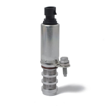 A pair of automotive oil control VVT solenoid valves for Buick and Chevrolet engines.