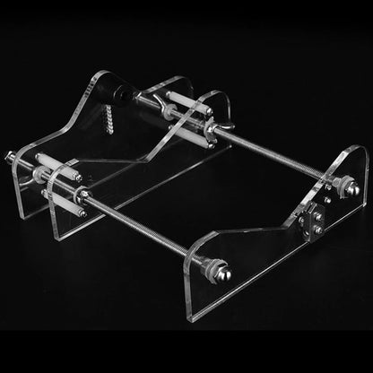 Black metal glass bottle cutter tool with adjustable stand for 0.5-2 inch diameter bottles