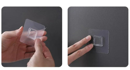 Automatic wall-mounted toothpaste dispenser in blue, grey, and pink colours with LED touch sensor.