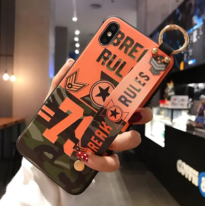Samsung Galaxy TPU phone case with integrated bracket in a simple back cover design.