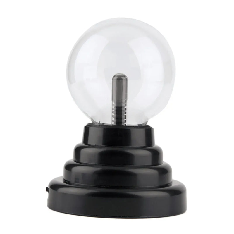 Anti-radiation magic ball light with 7.62 cm glass sphere and ABS base, modern USB-powered decorative lamp for advertising promotion, awards, gifts, and anniversary celebrations in a colourful illuminated design