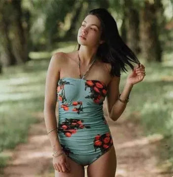 Women's XL Crochet Bandage Cut Out Monokini Swimsuit with unique design