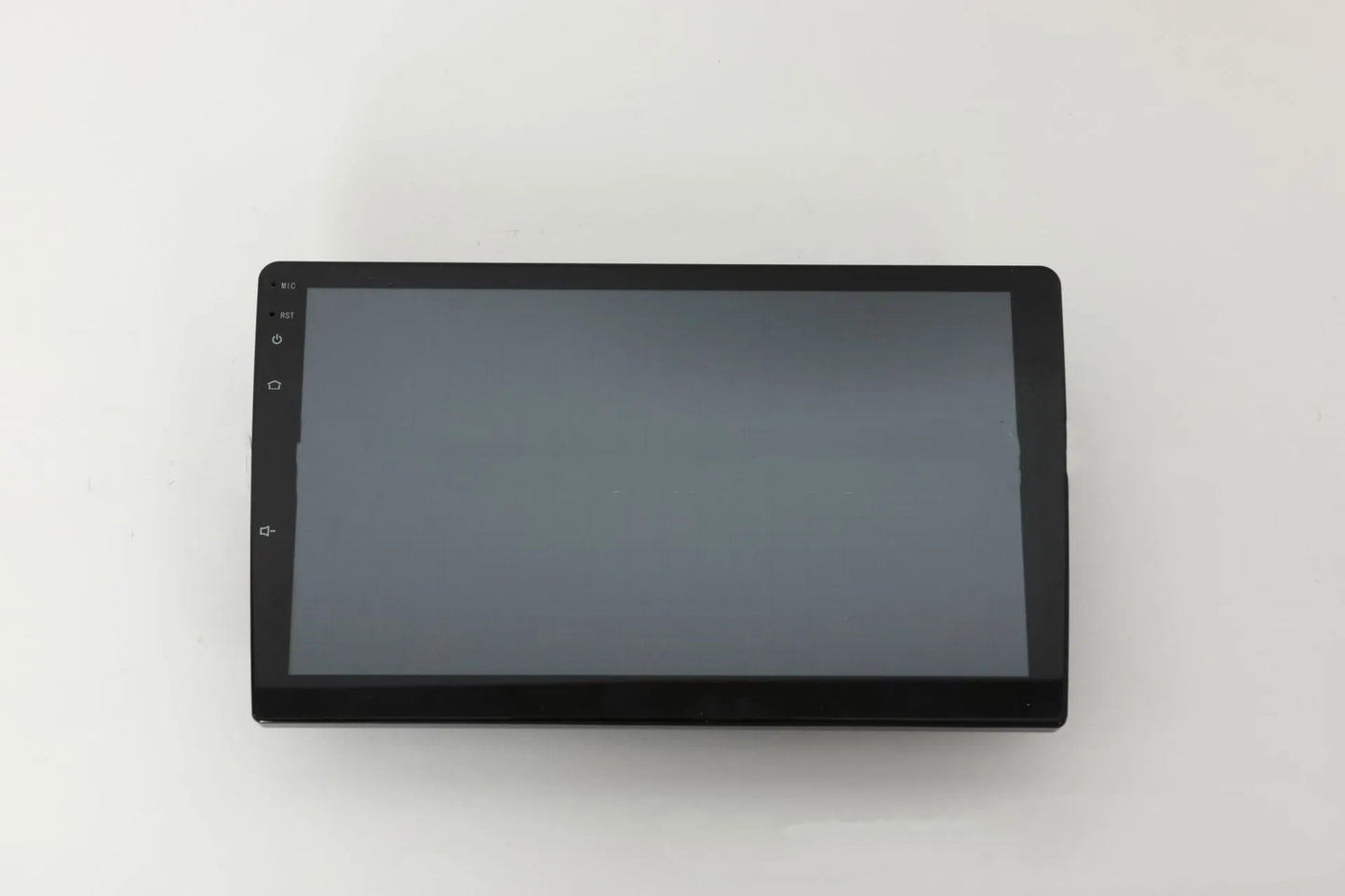 10.1 inch Android car head unit with touchscreen display showing GPS navigation interface