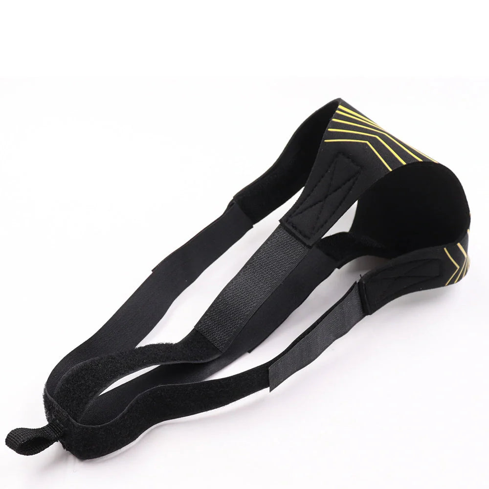 Adjustable Football Trainer for soccer skills development with elastic strap and waist belt