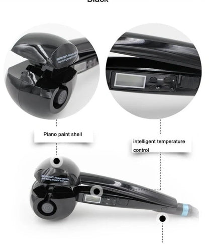 Ceramic pear flower perm hair styling tool with adjustable settings