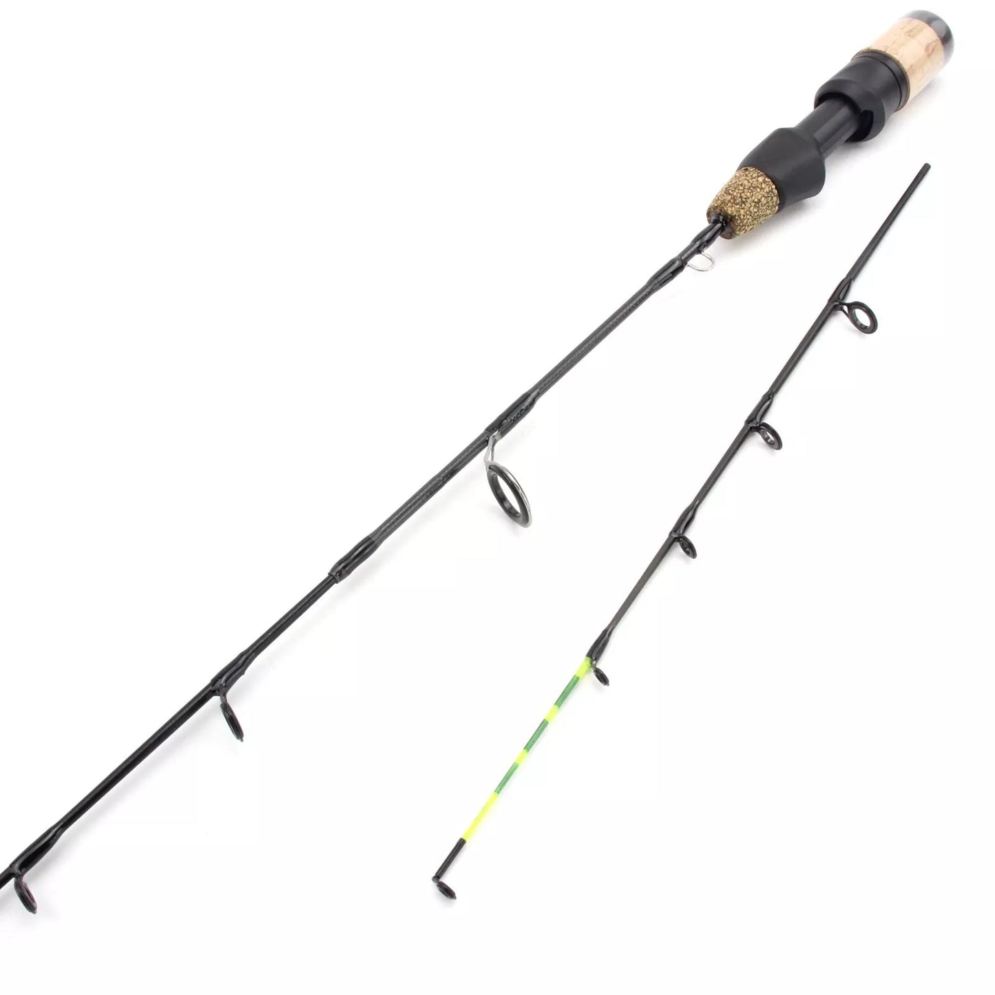 Double Tip Ice Fishing Rod with Spinning Wheel Tackle Set for winter angling