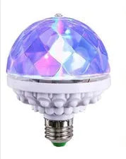LED rotating magic ball light with six RGB beads, 3W, 9.5x12cm, 220V, colourful atmosphere lamp