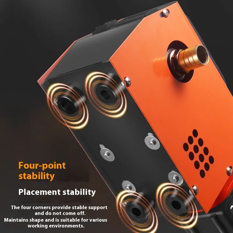 Portable rechargeable oil well pump with aluminium alloy body and lithium battery components
