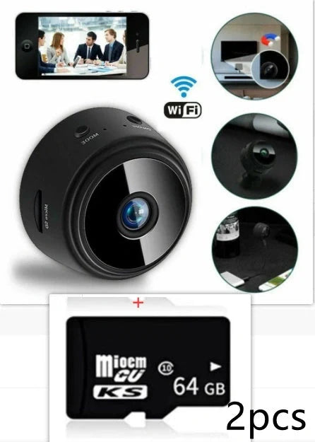 A9 Magnetic Suction Security Camera with HD 1080P and infrared night vision