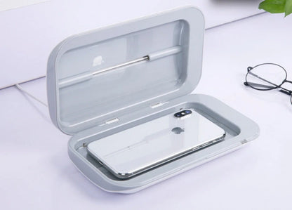 Double UV Phone Sterilizer Box with Aromatherapy Function for personal item disinfection