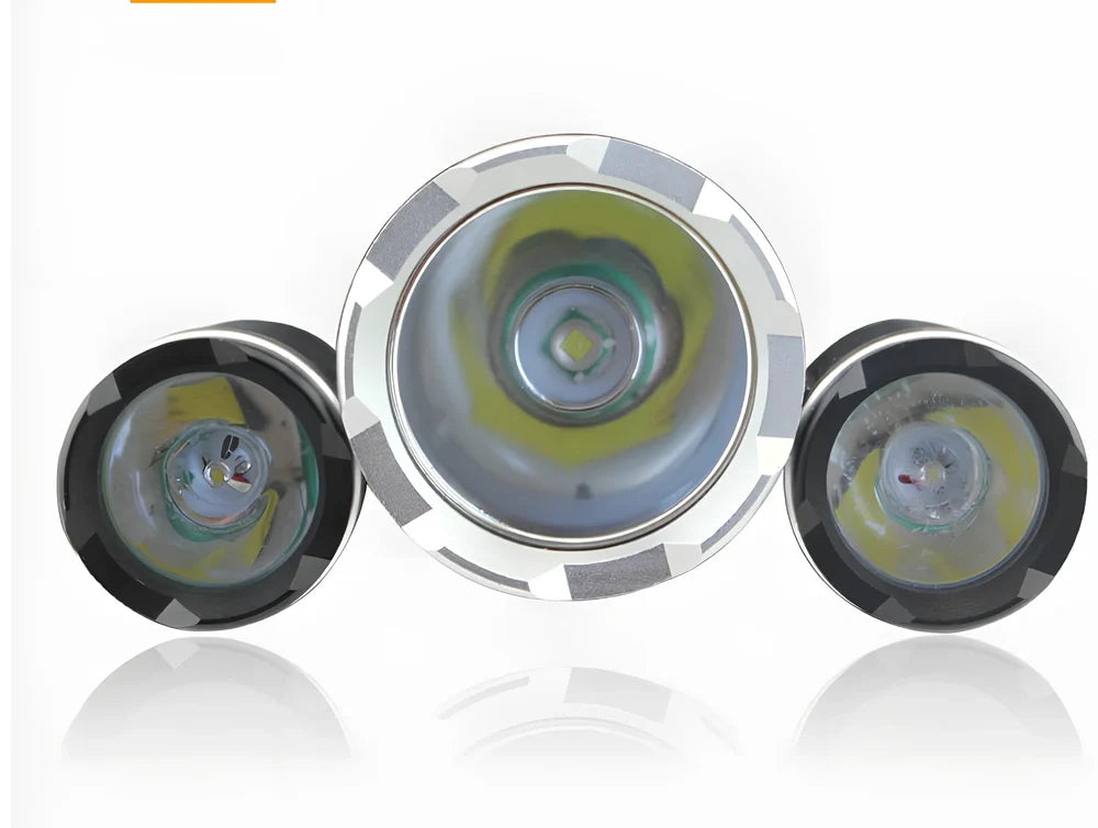 Camping light with 5800mAh battery and 20W LED output for outdoor illumination